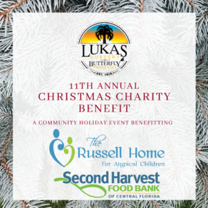 11th Annual Christmas Charity Benefit @ Lukas Nursery & Butterfly Encounter