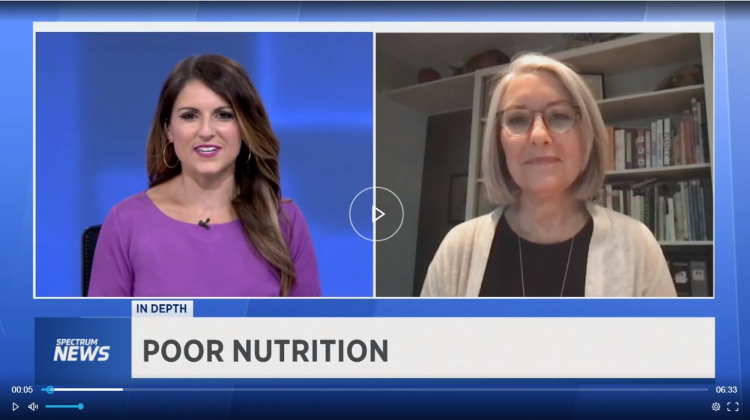 News 13 interviews Karen Broussard on the topic of poor nutrition. 