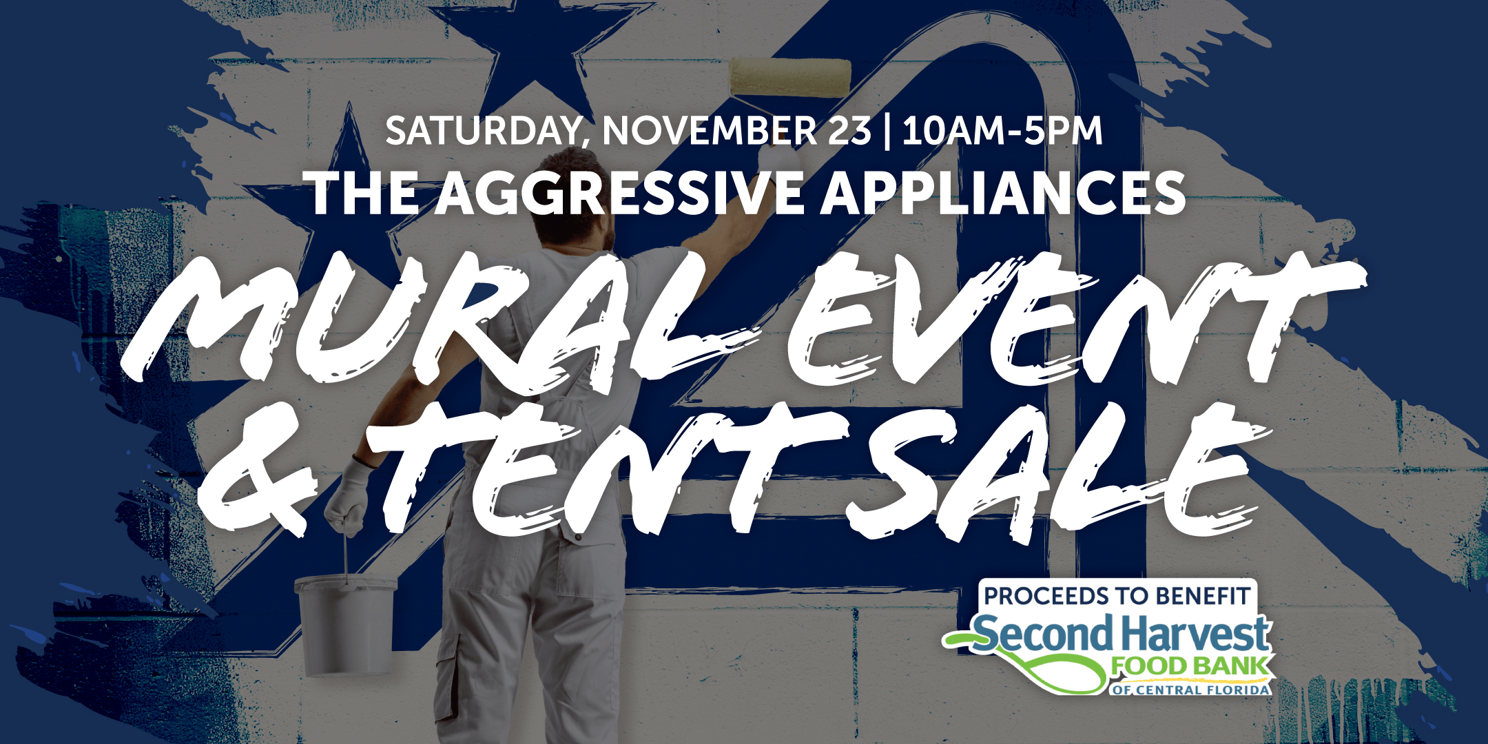 Aggressive Appliances Mural Event and Tent Sale